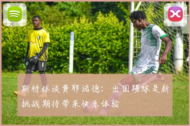 斯特林谈费耶诺德：出国踢球是新挑战期待带来快乐体验